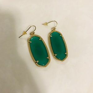 Emerald Green Kendra Scott “Elle” Earrings